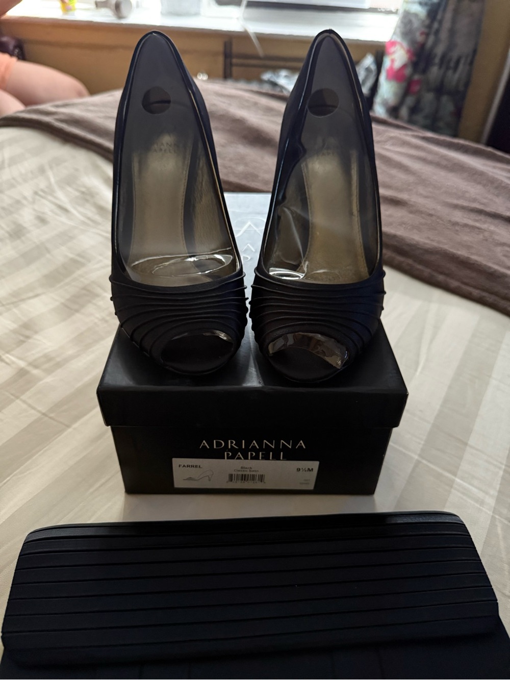 Adrianna Papell shoe and bag